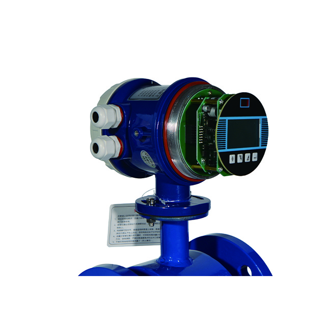 stainless steel industrial high pressure digital liquid control electromagnetic flow meter water magnetic flowmeter