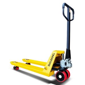 China Manufacturer new 2 2.5 3 5 ton 3000kg long hydraulic lift trolley jack Manual hand pallet truck with nice price