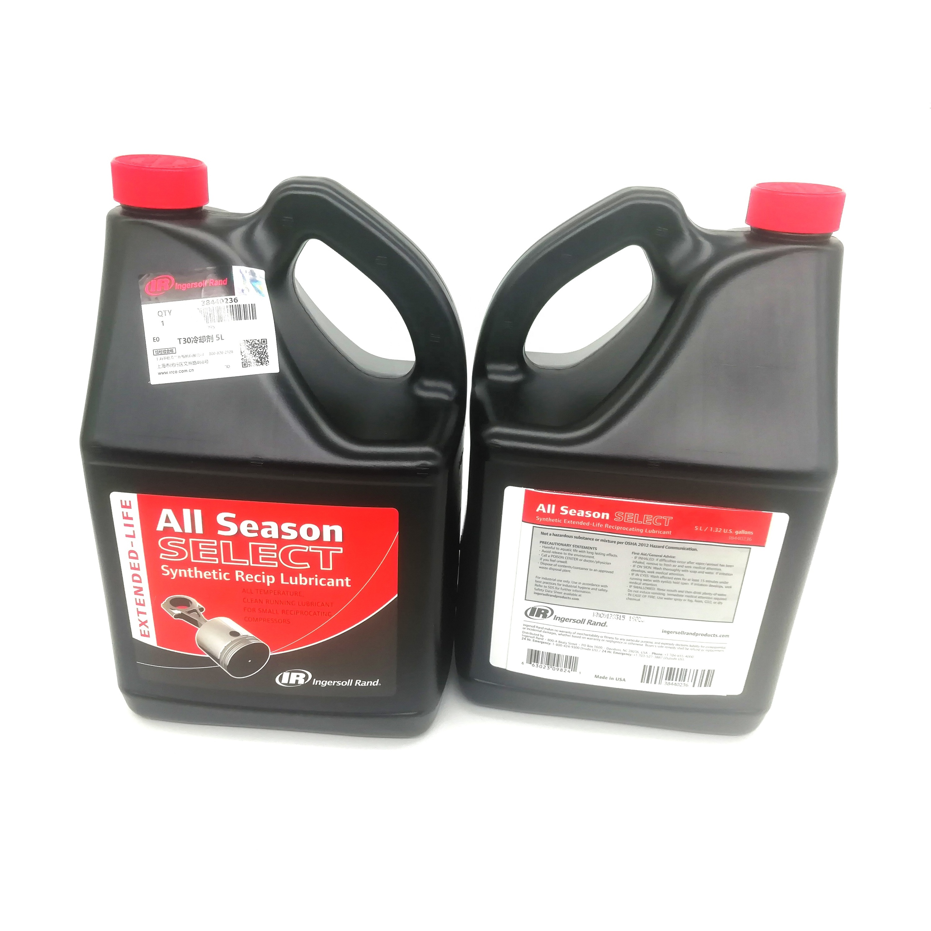 Ingersoll rand air compressor oil T30 coolant 38440236 ingersoll rand oil