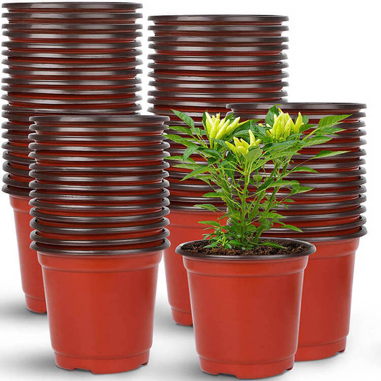 Wholesale Supplier Pp Flower Tree Planter 1 3 5 6 7 10 15 Gallon Plant Plastic Pot For Nursery