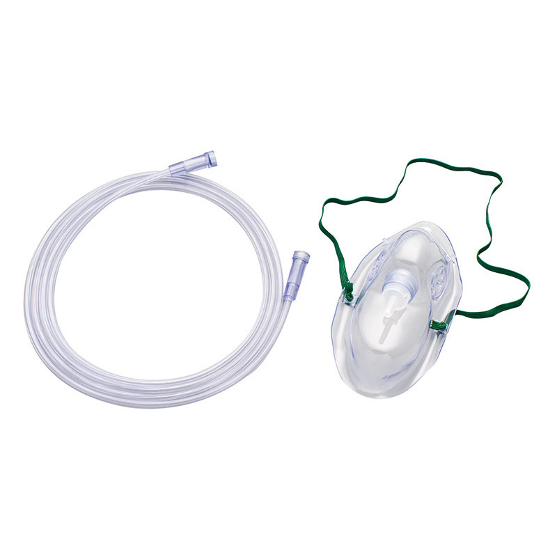 Breathing Full Face Mask For Sleep Medical Single Use Medical Nebulizer Pvc Transparent Oxygen Mask