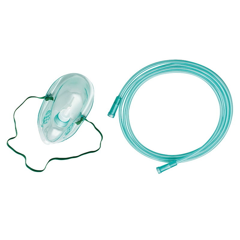 Breathing Full Face Mask For Sleep Medical Single Use Medical Nebulizer Pvc Transparent Oxygen Mask