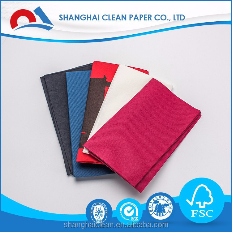 Pure Wood Pulp Tissue Disposable Paper Napkin Thick Airlaid Napkin For Dinner Restaurant