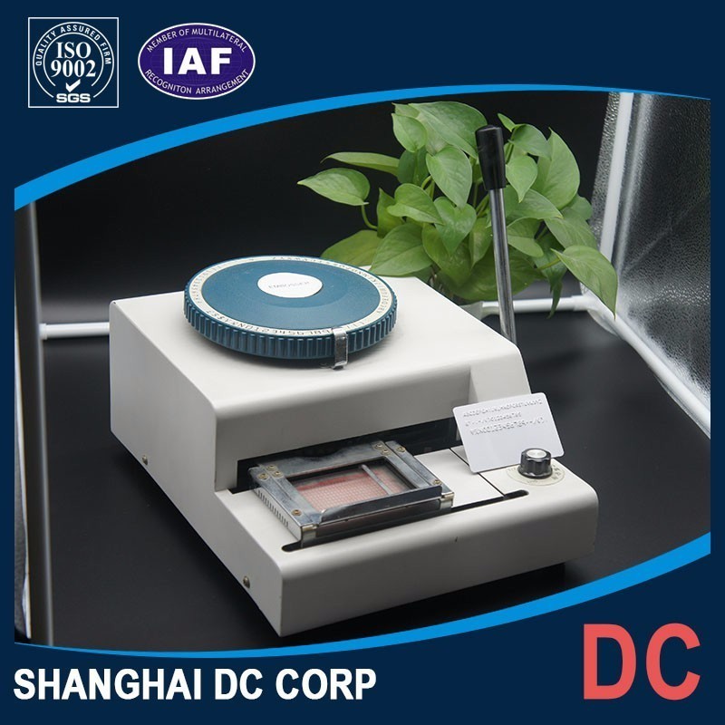 High Precision Metal Business Cards Embosser Machine