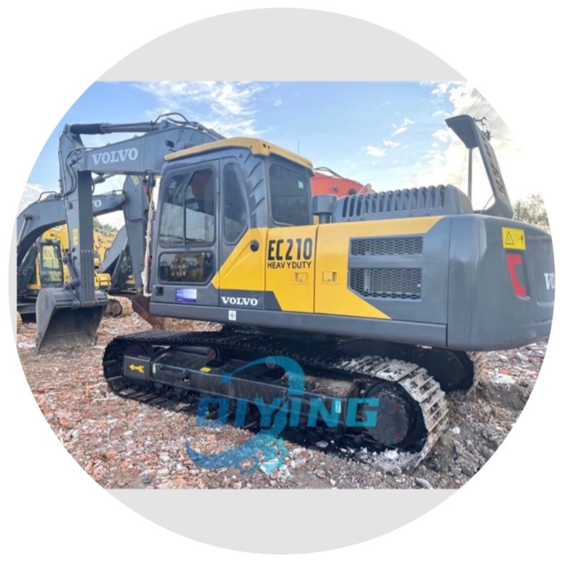 Used Volvo 210 excavator, Volvo EC210DL EC240D EC240BLC EC210 excavator, 95% new Volvo excavator price low hot sale automation