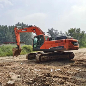 Second hand doosan doosan dx380 chain excavator /Korea daewoo/doosan 24ton excavator with straight hammer