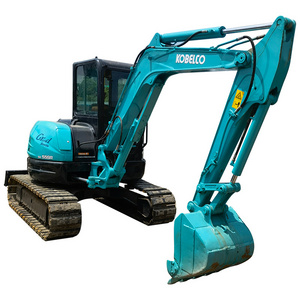 Japan 5 ton 6ton 7 ton used mini excavator second hand kobelco mini excavator SK55SR SK50 SK60 SK70