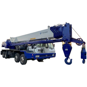 Second hand 35ton 55ton heavy construction telescopic boom hydraulic truck cranes for sale TADANO TG550 GT550-E