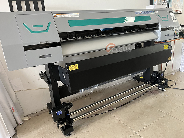 60 inch high quality ECO solvent printer  1.6m i3200 2 print head plotter vinyl wrap flex banner wallpaper  eco solvent printer