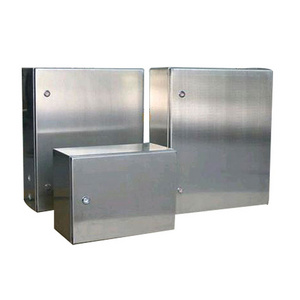 Customized Outdoor Stainless Steel Boxes Electric Enclosure Meter Junction Metal Box For Power Supply