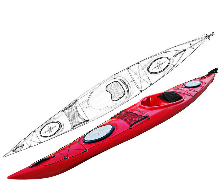 Kayak Float Fish Kayak  Rotomolded Plastic Canoe/Kayak