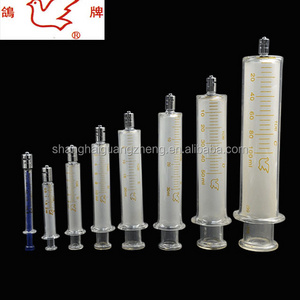 Reusable luer lock glass syringe 10ml (Shanghai, China)