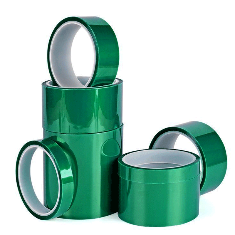 Pet green high temperature adhesive tape, silica gel spray baking varnish, shielding and insulating green glue