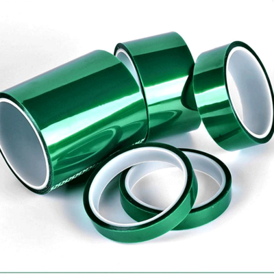 Pet green high temperature adhesive tape, silica gel spray baking varnish, shielding and insulating green glue