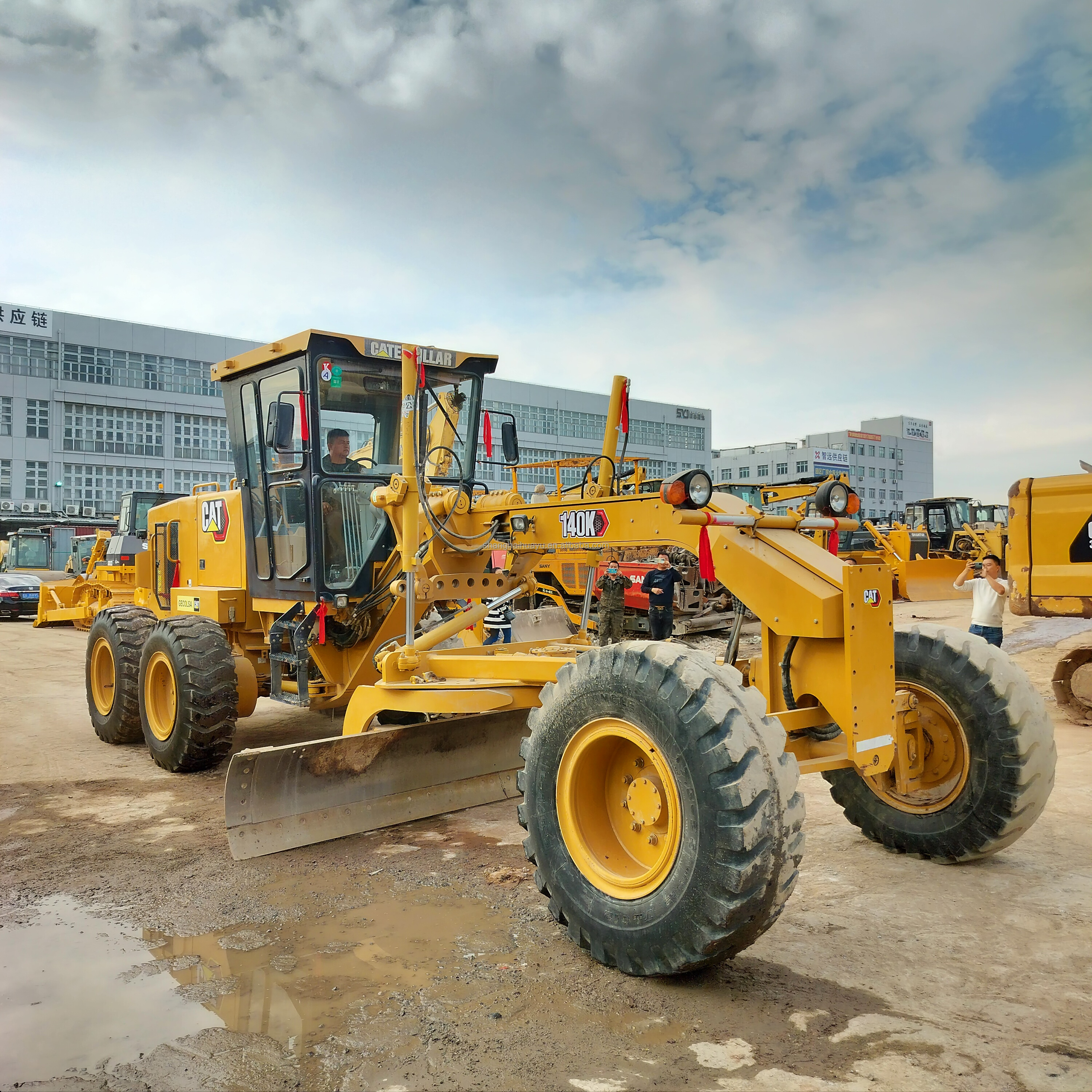 Original cat machinery second hand 140k cat grader/140h 140k 140m 140g 140 14g 14h motor grader