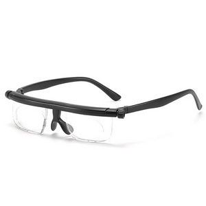 -6D to +3D TR90 adjustable vision focus one power reader magnifying eye glasses presbyopia reading glasses