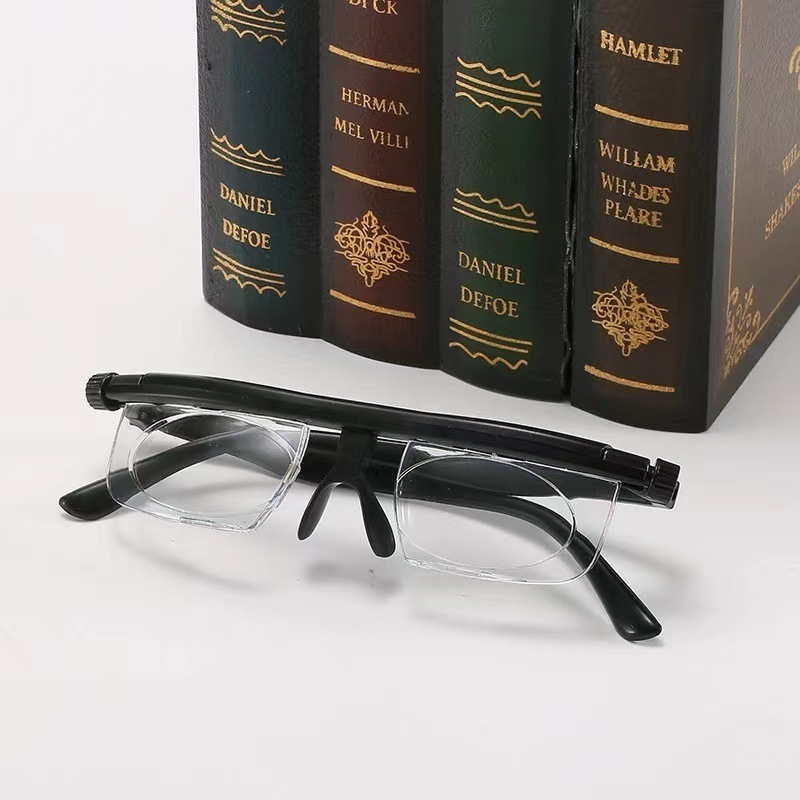 -6D to +3D TR90 adjustable vision focus one power reader magnifying eye glasses presbyopia reading glasses