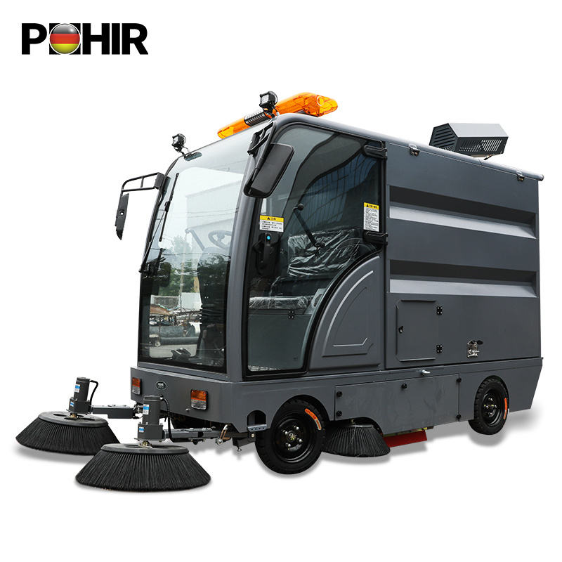 Performance Electric Road Street Sweeper Cleaning Truck With Water Tank For Sale