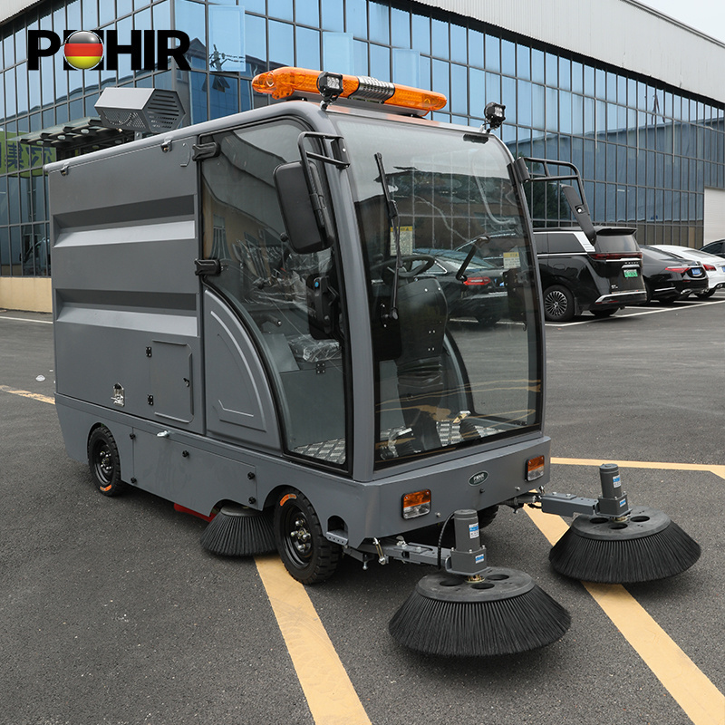 Performance Electric Road Street Sweeper Cleaning Truck With Water Tank For Sale