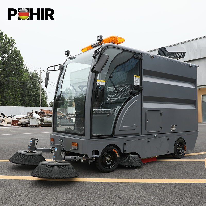 Performance Electric Road Street Sweeper Cleaning Truck With Water Tank For Sale