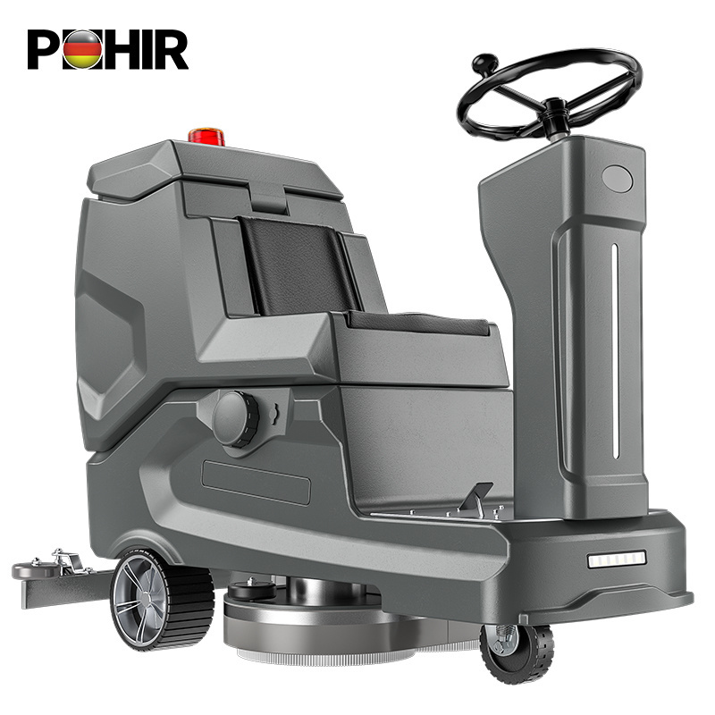 POHIR-760 Intelligent Automatic Industrial Drive Epoxy floor rubber floor marble Floor Scrubber