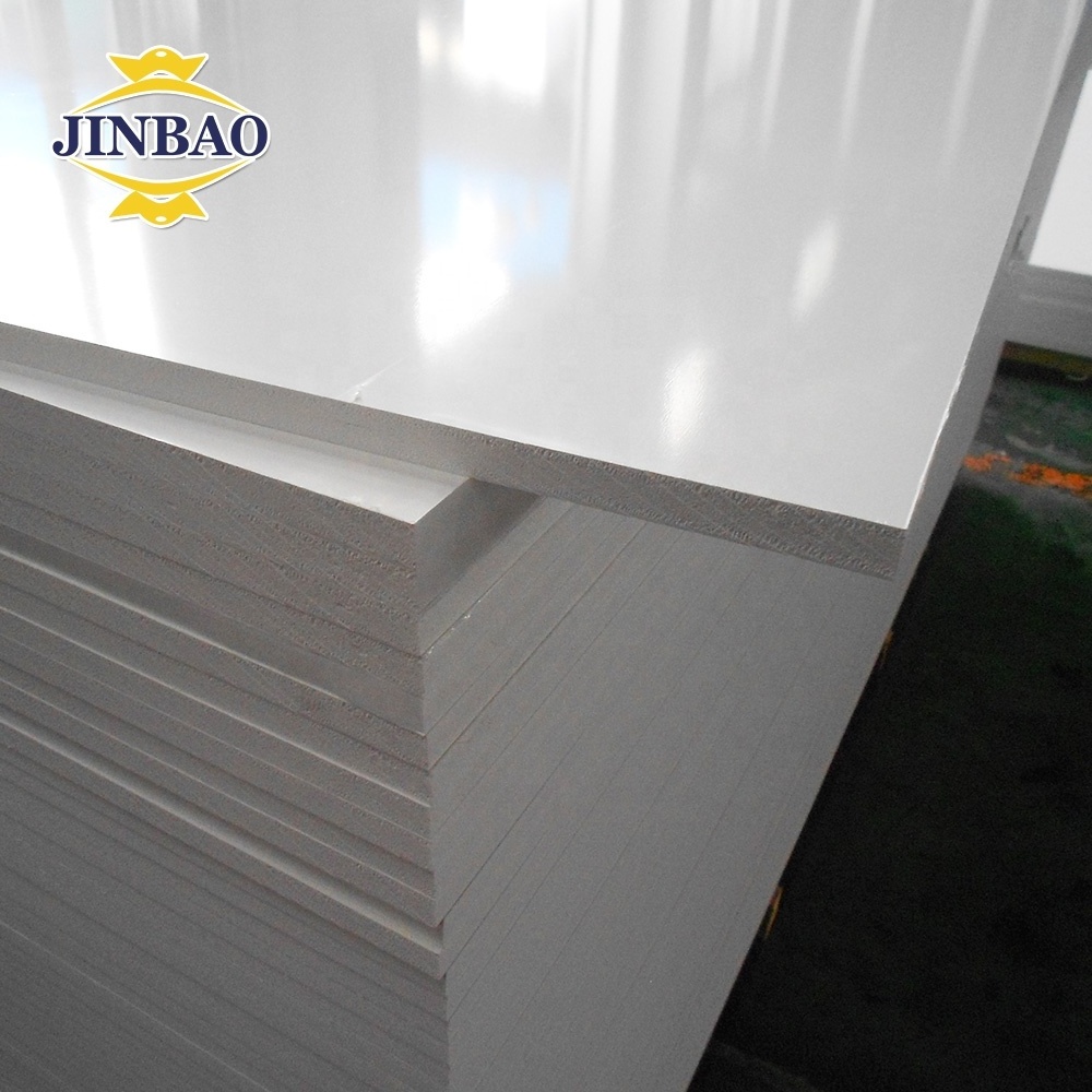 JINBAO  pvc foam sheet for bathroom door 20mm rigid pvc foam sheet blackboard for kitchen cabinet  pvc foam board