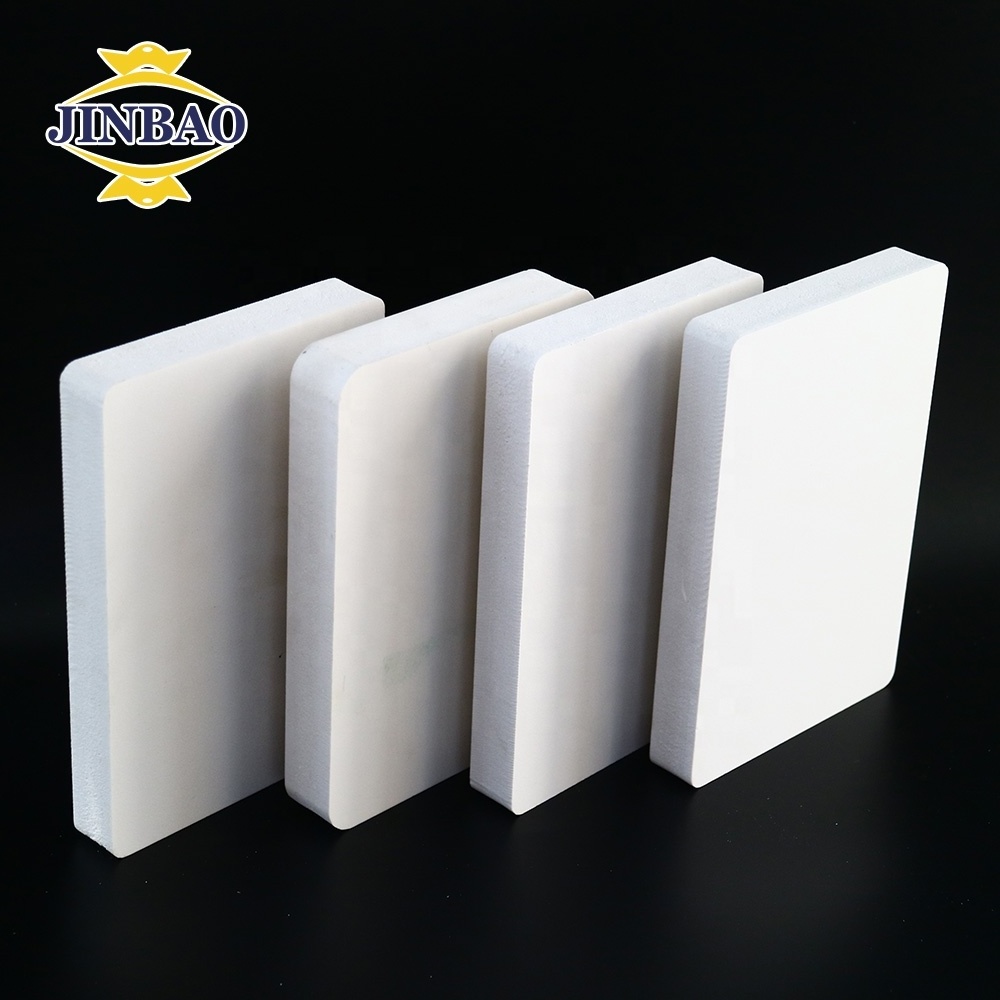 JINBAO factory price 4x8 white 3mm 6mm 18mm pvc foam sheet forex celuka pvc foam board for furniture