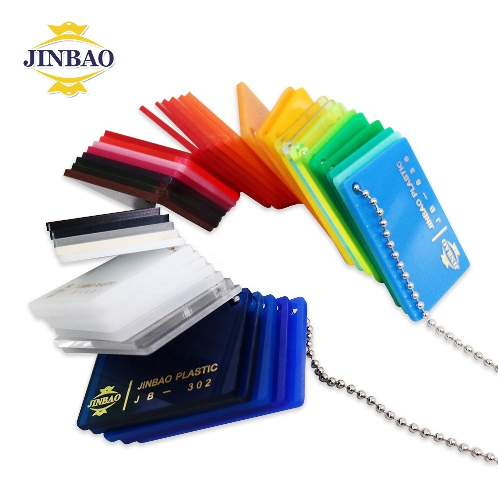 JINBAO 3mm  2mm color clear pmma perpex acrylic plastic glass board manufacture acryl board panel cast acrylic sheets