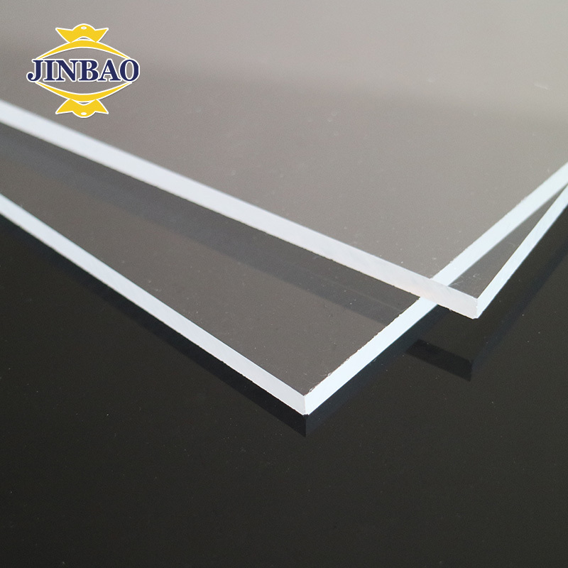 JINBAO 3mm 8mm factories sale ribbed thick solid surface color cast roof  large clear acrylic sheet