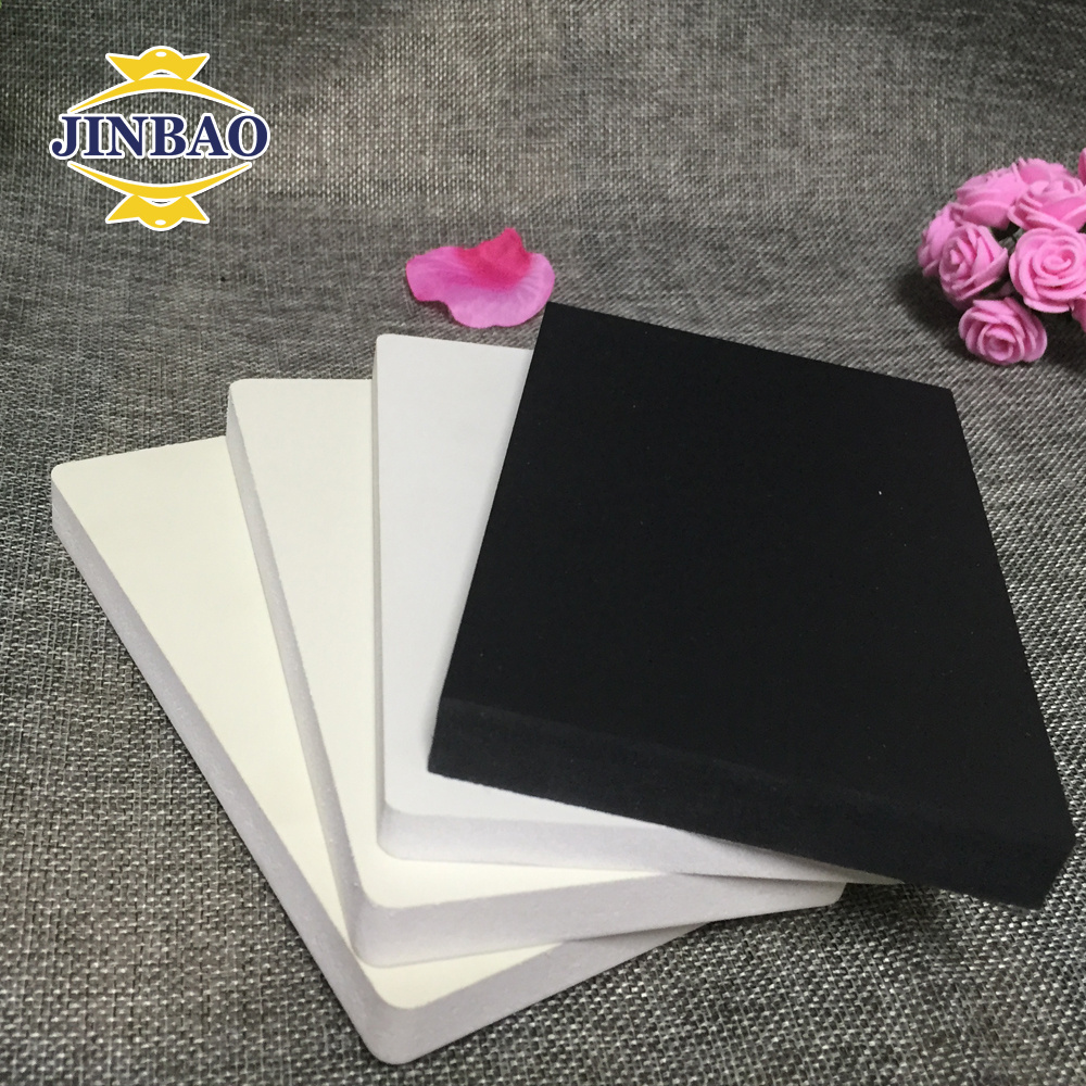 JINBAO recycled  high density  white 3mm pvc flexible plastic sheet 2mm pvc sheets black wpc expanded pvc foam board