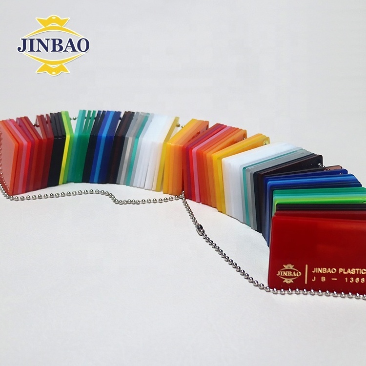 JINBAO 2mm 4mm 5mm 10mm production line korean wall laserable neon transparent ribbed golden acrylic sheet