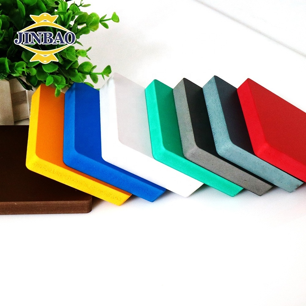 JINBAO  pvc foam sheet for bathroom door 20mm rigid pvc foam sheet blackboard for kitchen cabinet  pvc foam board