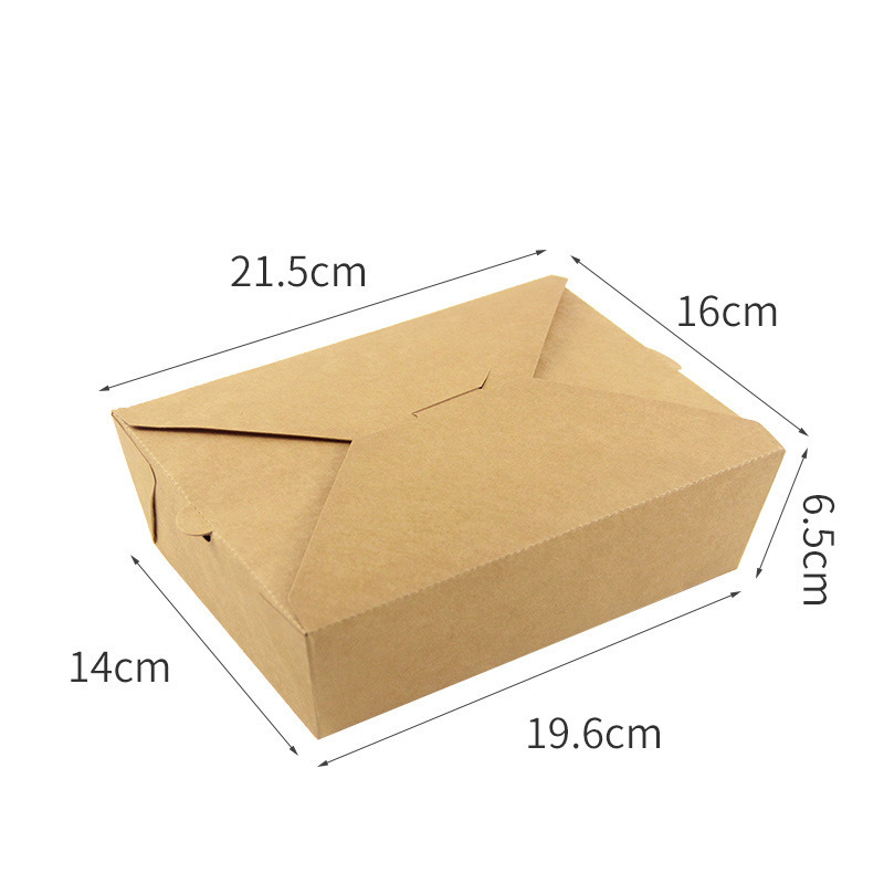 Fried chicken kraft paper box, disposable chicken chops and chicken legs packaging box