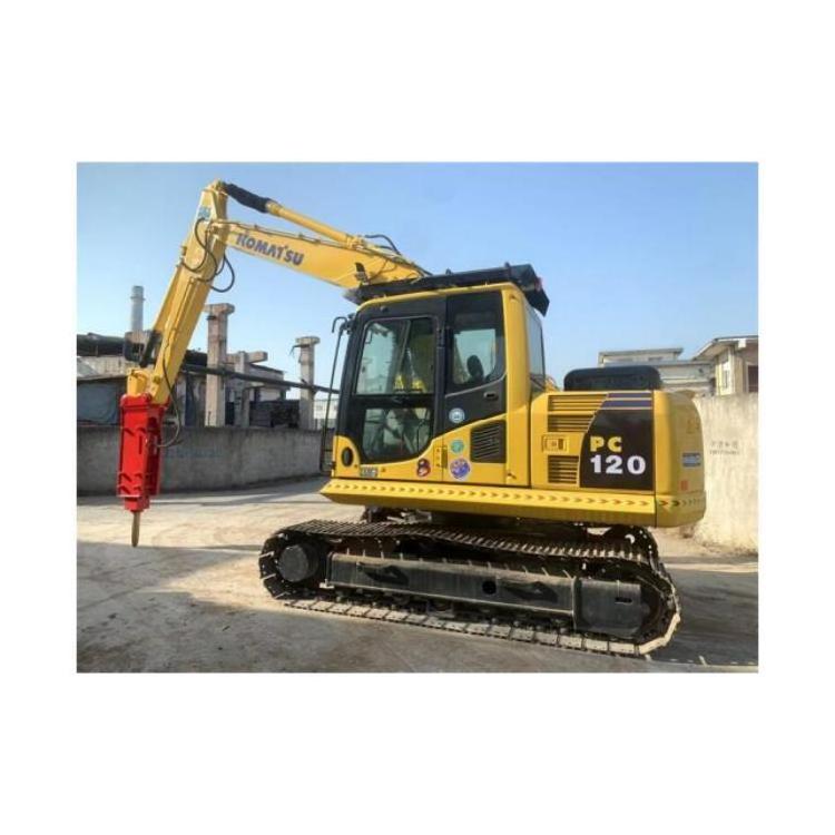 Hot selling used crawler excavators 12t Komatsu PC120 small type soil digger municipal construction machinery