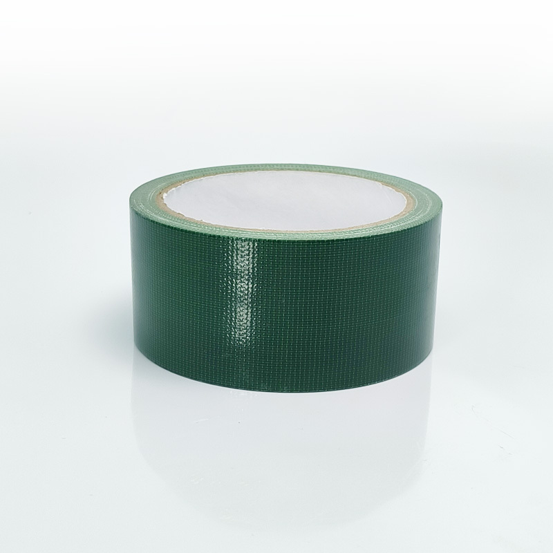 China Custom Cheap Grey Black Color Cloth Duct Tape Brown Green PE PVC Heavy Duty Duct Tape Jumbo Roll