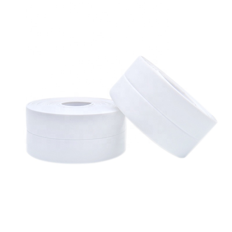 PE Tape Caulk Strip PVC Self Adhesive Caulking Sealing Tape for Kitchen Sink Toilet Bathroom Shower and Bathtub