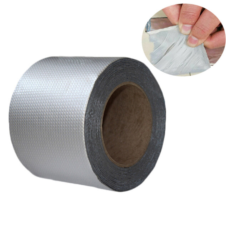 Butyl Putty Tape Heavy Duty and Leak Proof Aluminum  Foil Rubber Tape for RV Repair,Window,Boat Sealing,Glass and Roof Patching