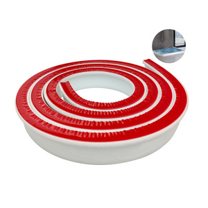 67 Inch Collapsible Shower Water Dam Shower Stopper Barrier Strip Keeps Water Inside Threshold Dry and Wet Separation