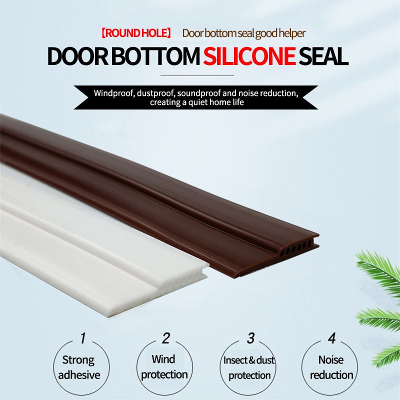 Door Draft Stopper Guard Insulator Doors Sweep Door Bottom Seal Dust and Noise Insulation Weather Stripping