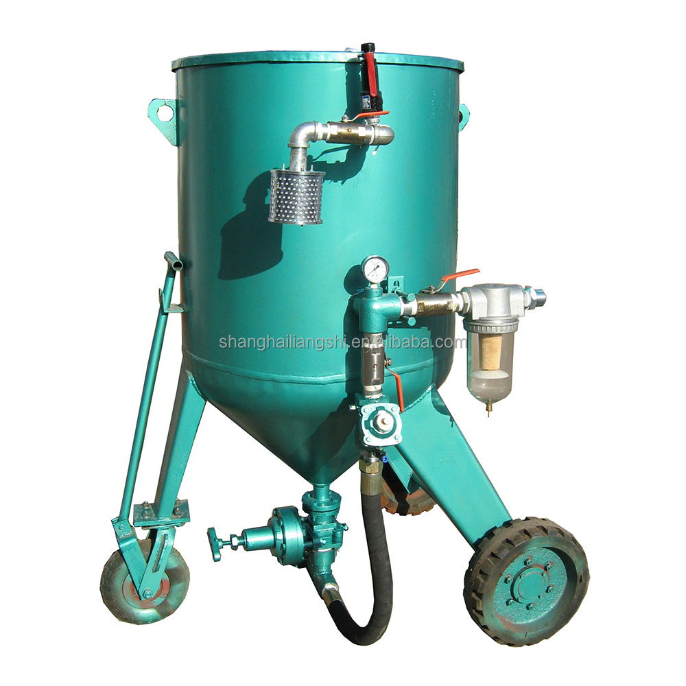 SHliangshi KPBM series portable abrasive  blast machine  sand blast pot abrasive blaster