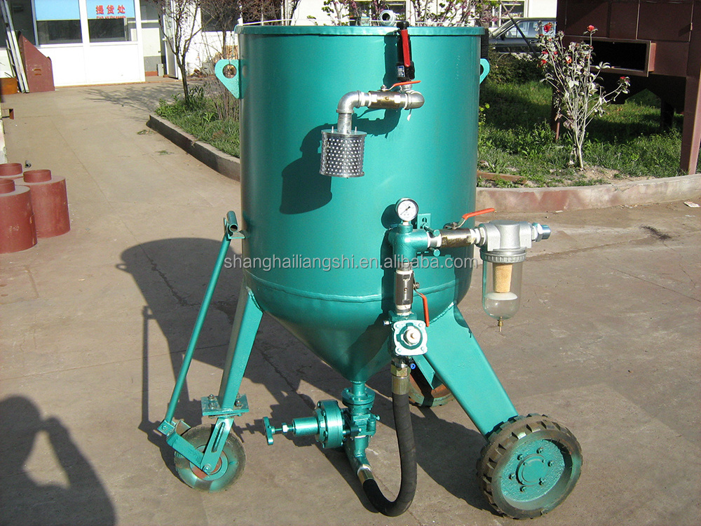 SHliangshi KPBM series portable abrasive  blast machine  sand blast pot abrasive blaster