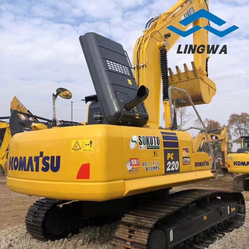 Used Good Condition Komatsu PC220-8 200 210  Original Japan Cheap Used Excavators in stock for sale