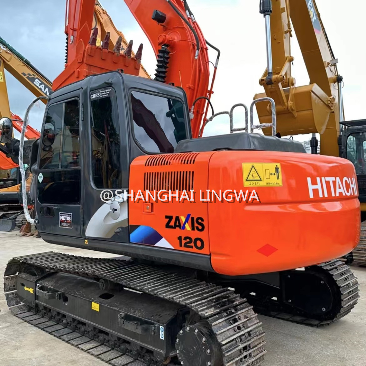 High performance Used Crawler excavator 12ton Hitachi120 cheap sale,12 ton second-hand Japan engine Hitachi ZX120