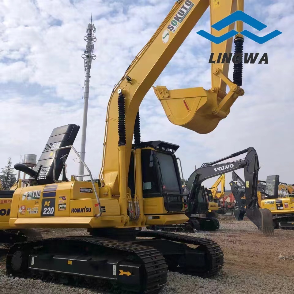 Used Good Condition Komatsu PC220-8 200 210  Original Japan Cheap Used Excavators in stock for sale