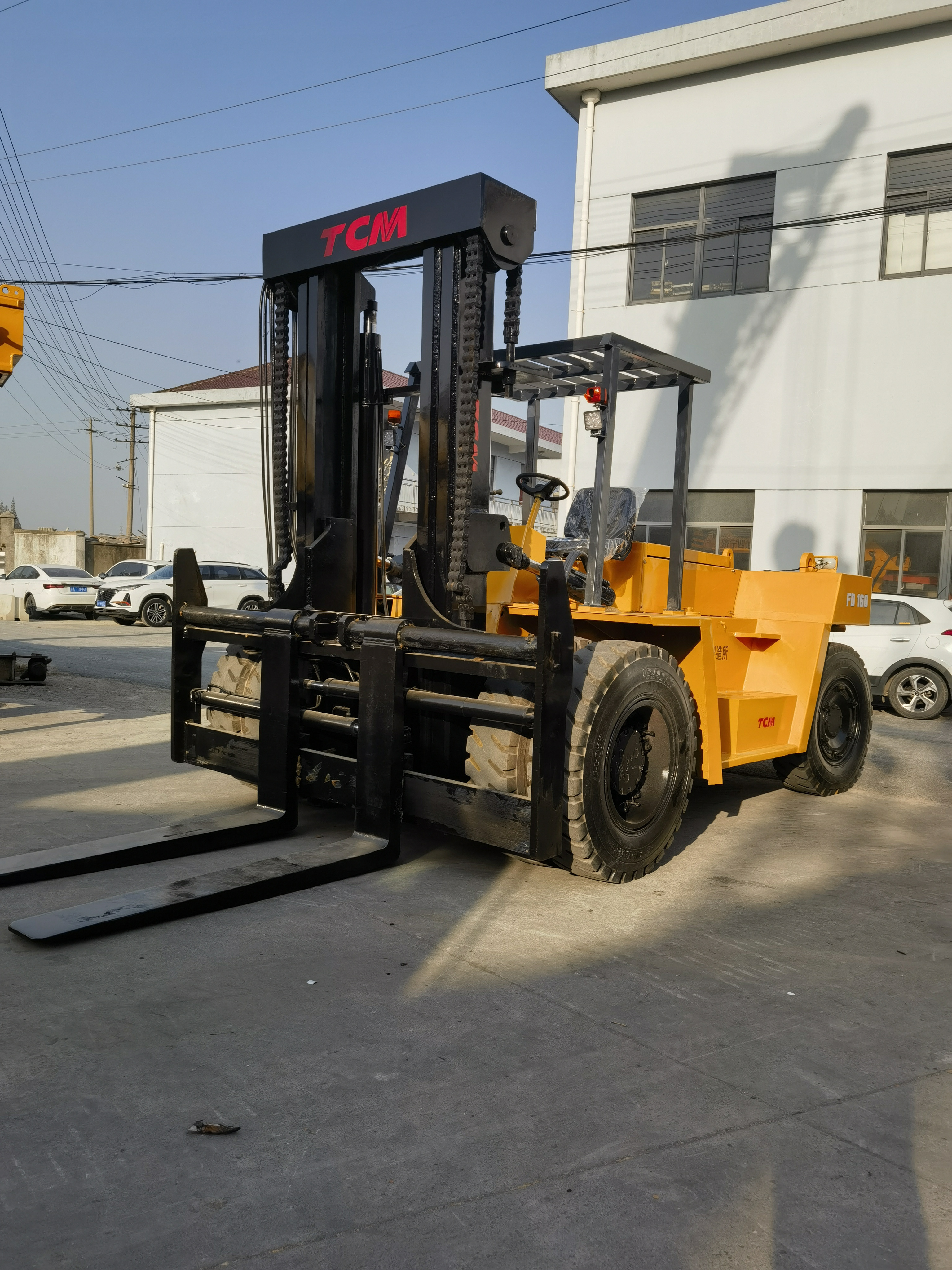 Best Price for TCM 16 Ton FD160 16T forklift lifter Japan Original Used Forklift for Sale