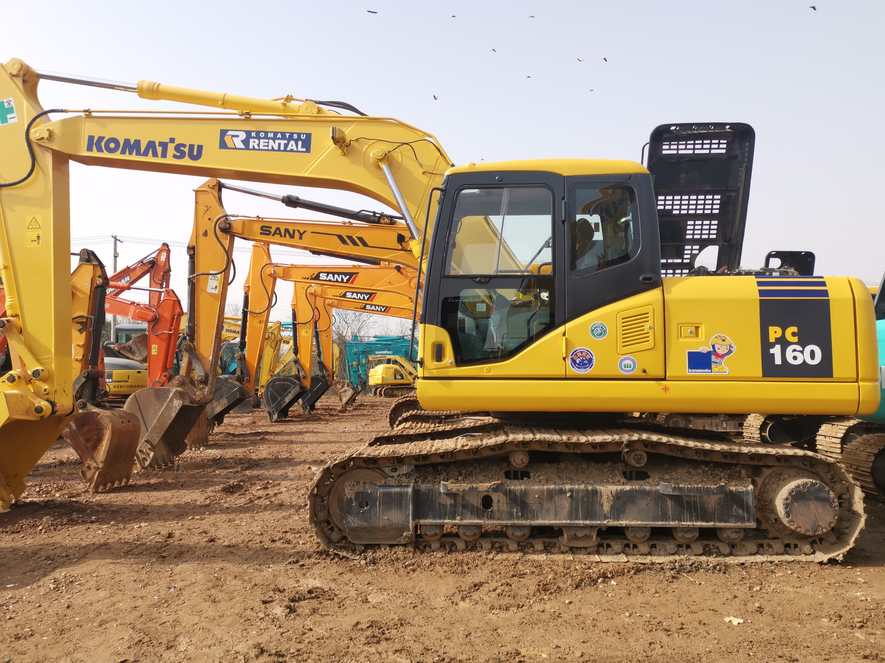 Used Excavators KOMATSU PC160/Second Hand KOMATSU PC160 excavators With good condition for Sale