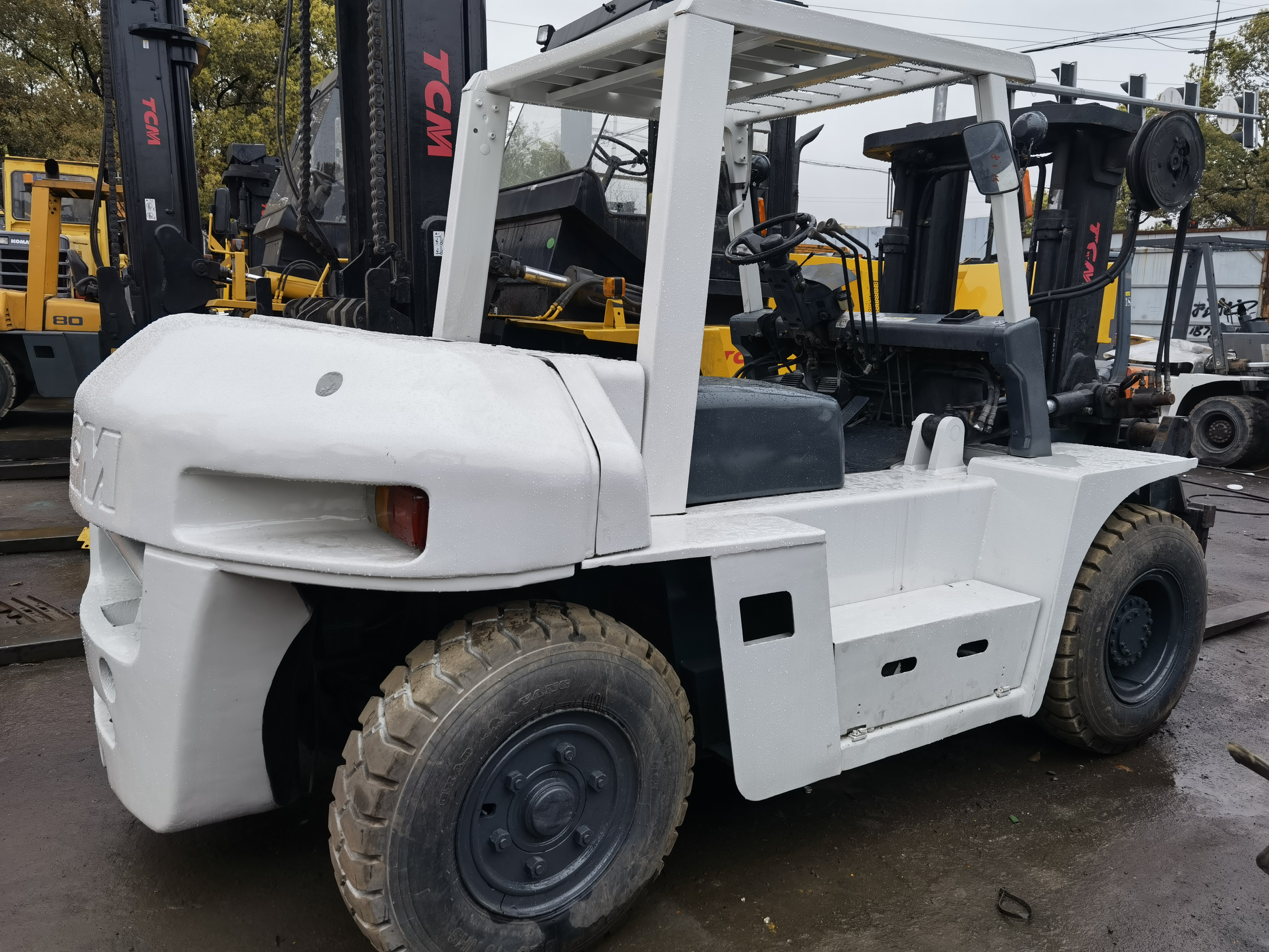 Hot sale Second hand forklift TCM Japan Original mini 7 Ton Used diesel forklift in good condition for cheap sale