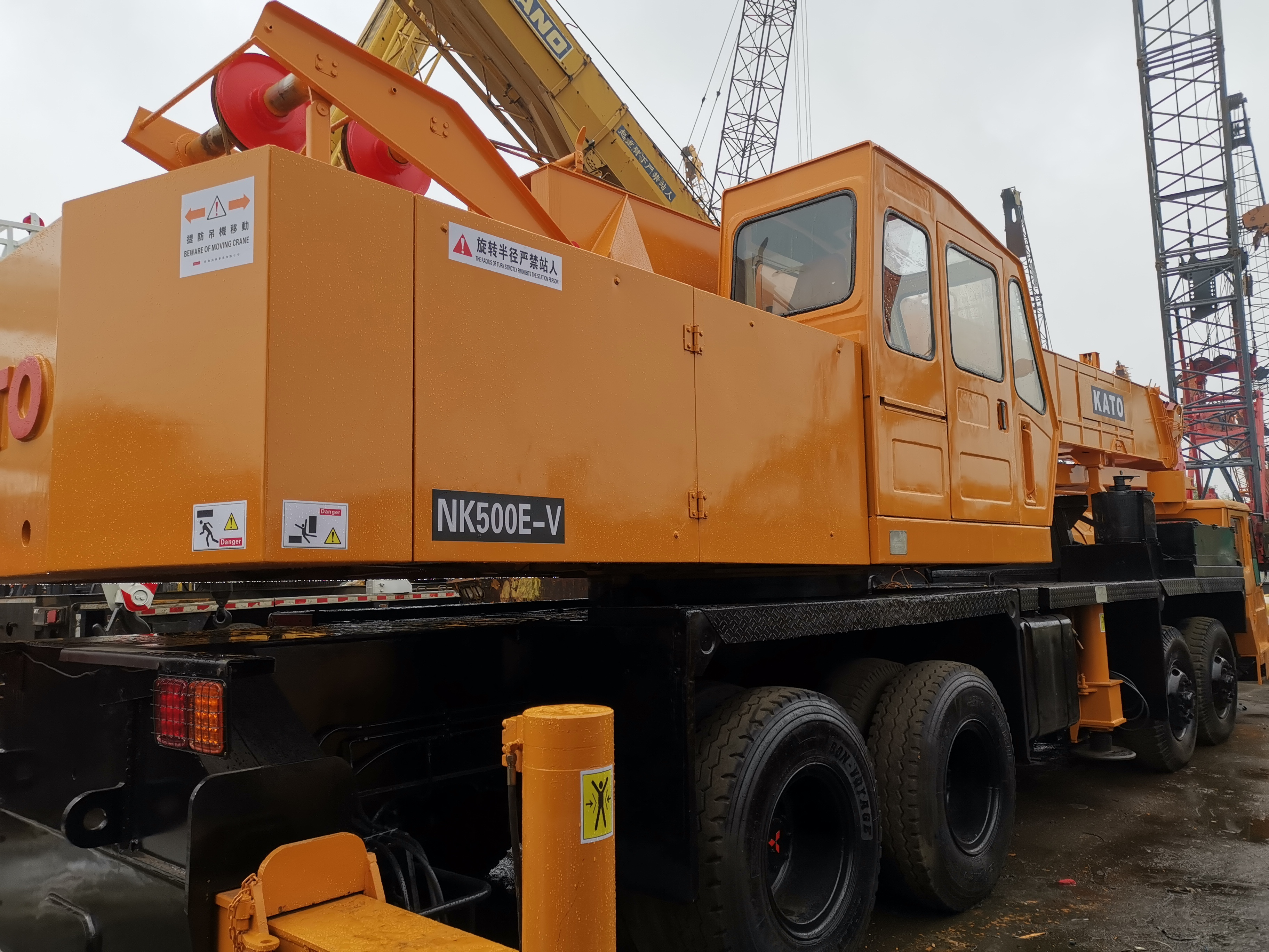 Used 50 tons original KATO NK500E-V NK500E5 NK500 NK500E KATO500 KATO used truck car crane for sale