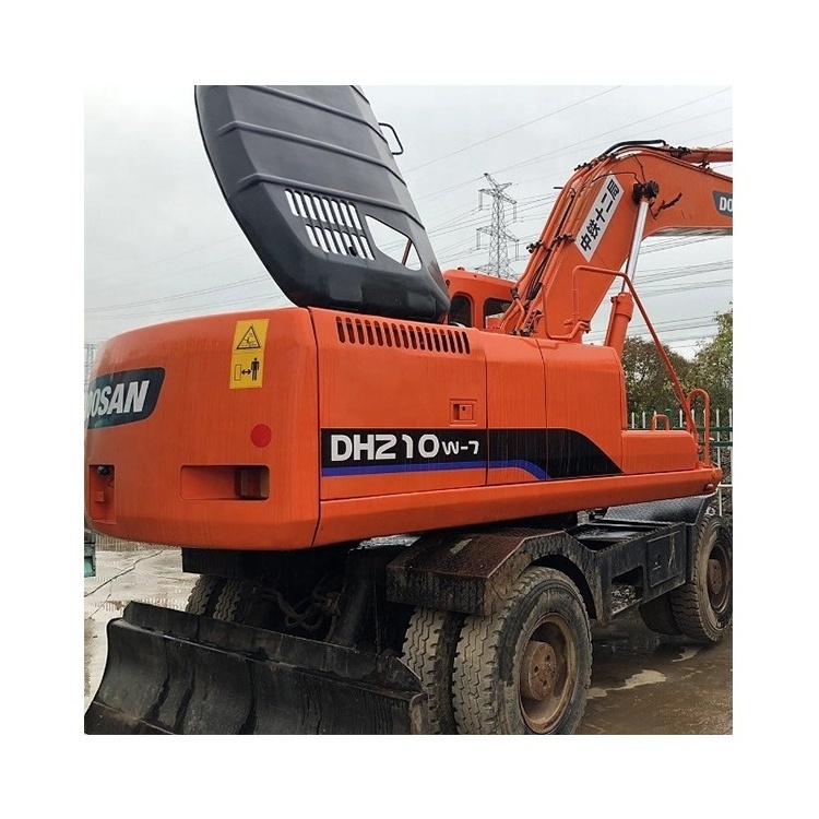 Nice performance Used Doosan DH210W-7 Excavators Wheel Excavators made in Korea Doosan Used Excavator Automatic machinery