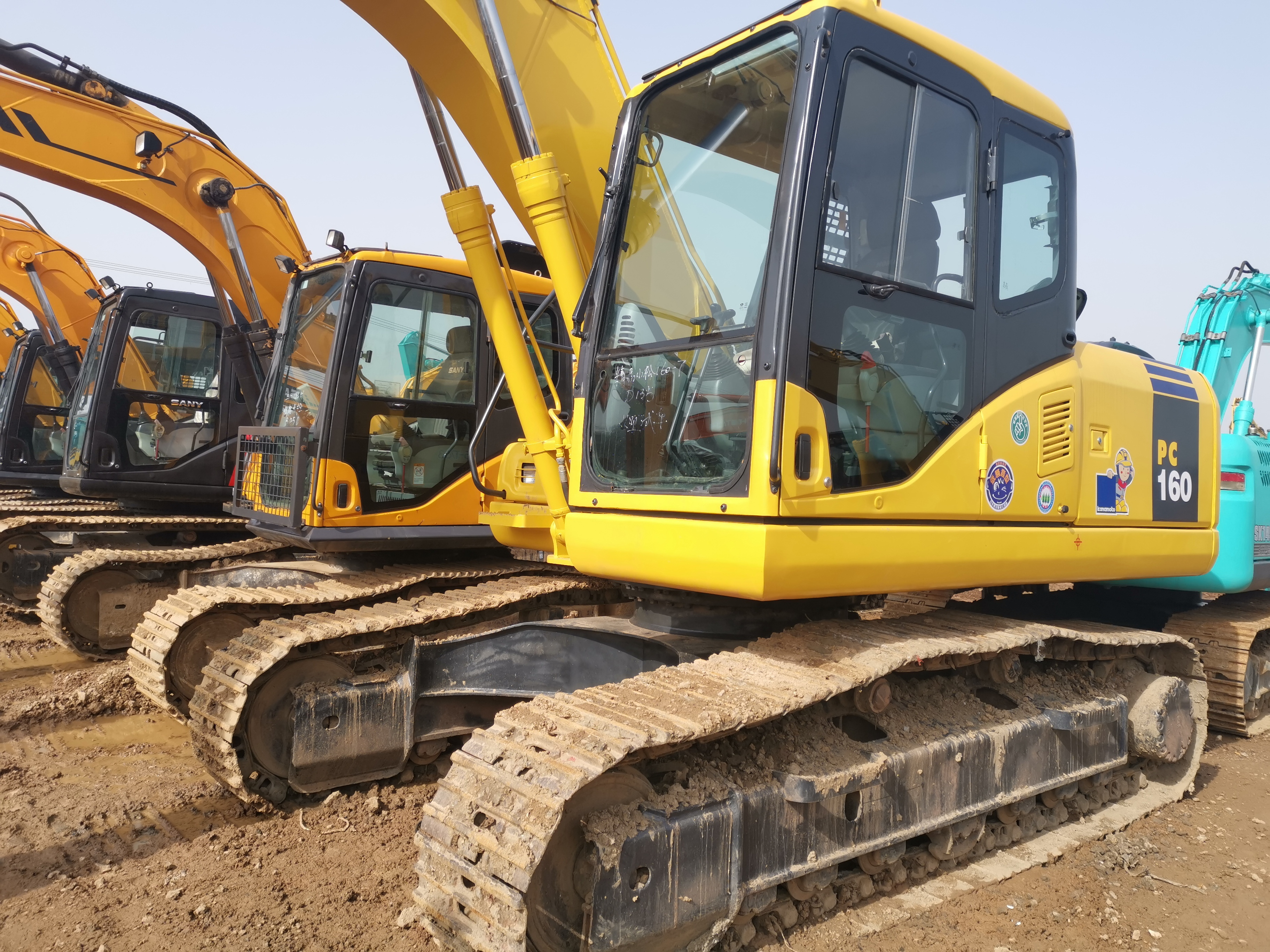 Used Excavators KOMATSU PC160/Second Hand KOMATSU PC160 excavators With good condition for Sale